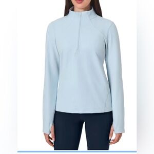 Mondetta Baby Blue Polar Fleece Quarter Zip